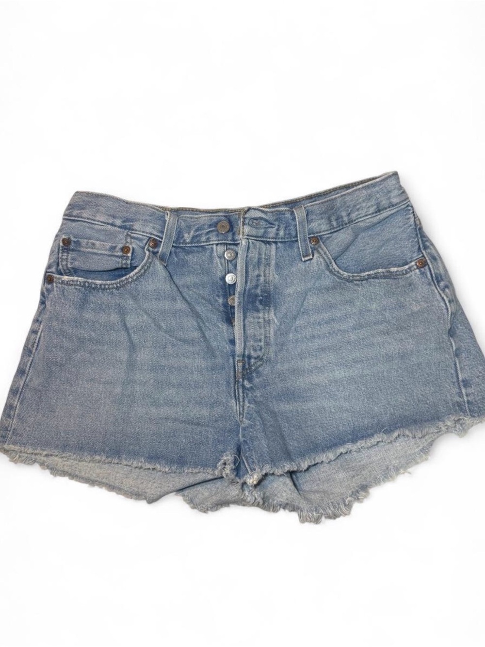 Levi’s 501 Classic High-Waist Blue Denim Women’s Shorts